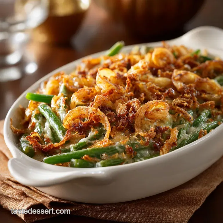 Ultimate Green Bean Casserole: the Creamy Scratch-Made Showstopper presentation