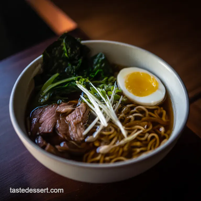 Umami Bomb Homemade Gourmet Ramen presentation