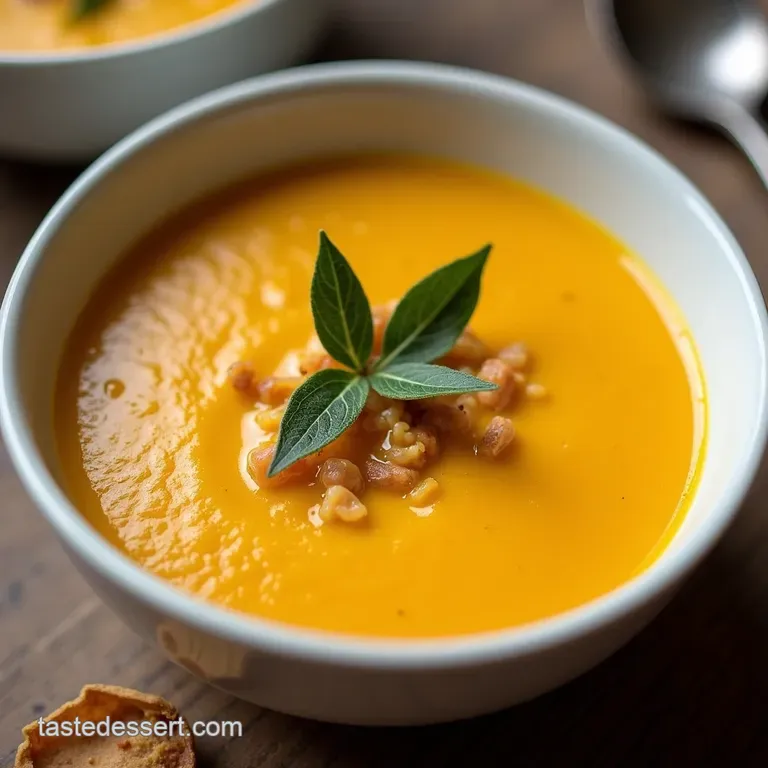 Velvety Roasted Butternut Squash Soup with Brown Butter