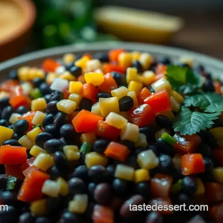 Vibrant Black Bean and Corn Salsa