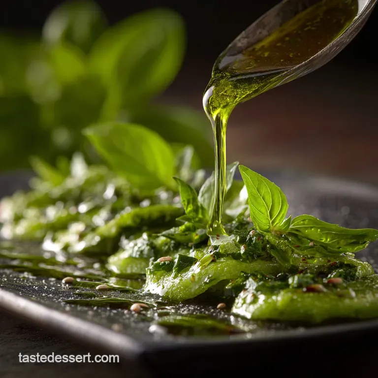 Foolproof Vibrant Basil Oil Recipe How to Make Emerald Green Drizzle