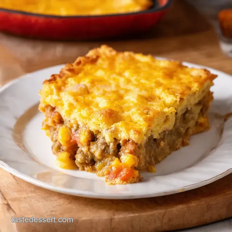 Wake Up Gobble Casserole presentation