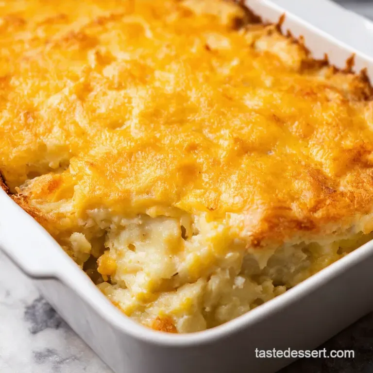 Wakey Wakey Eggs and Bakey Cheesy Hashbrown Breakfast Casserole presentation