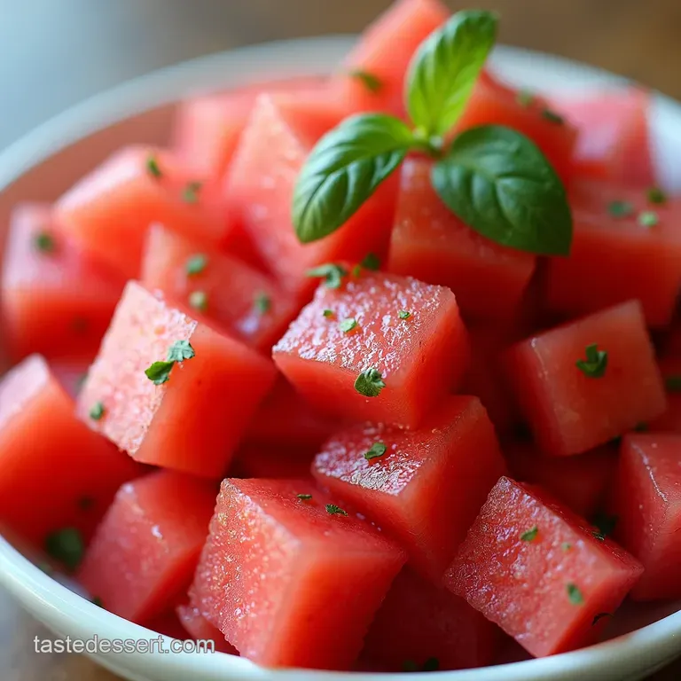 Watermelon Feta and Mint Salad