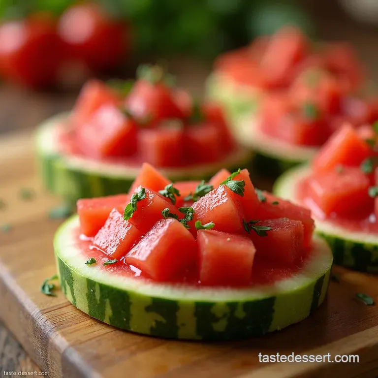 Watermelon Wonder Pizzas presentation