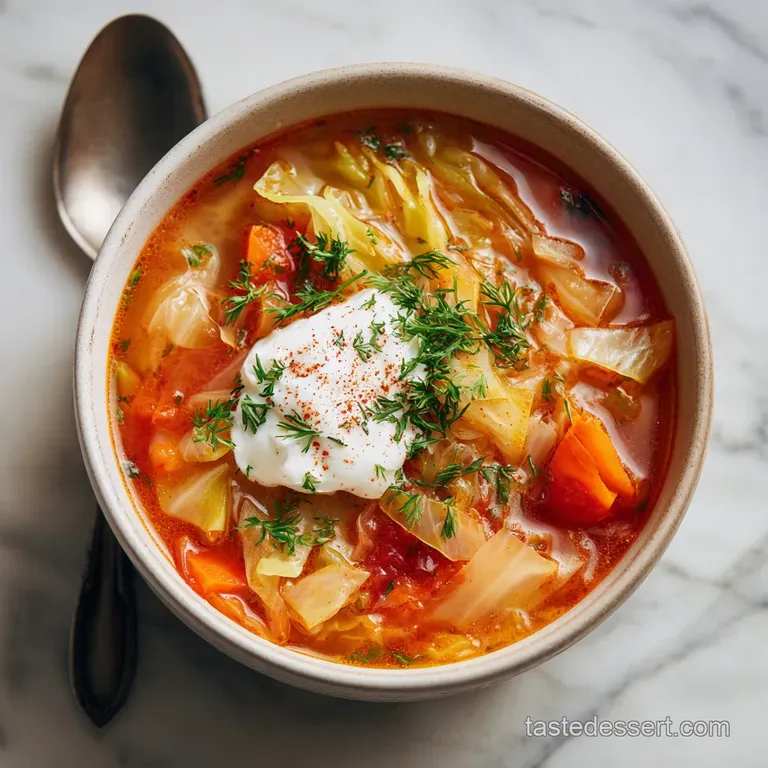 Weight Loss Cabbage Soup: Zesty & Satisfying