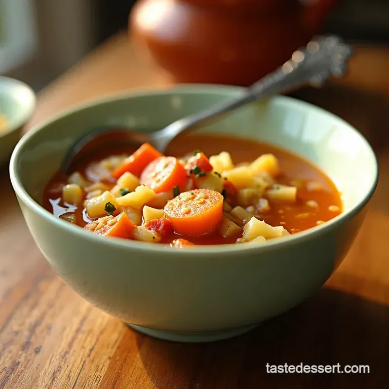 Weight Watchers Miracle Cabbage Soup presentation