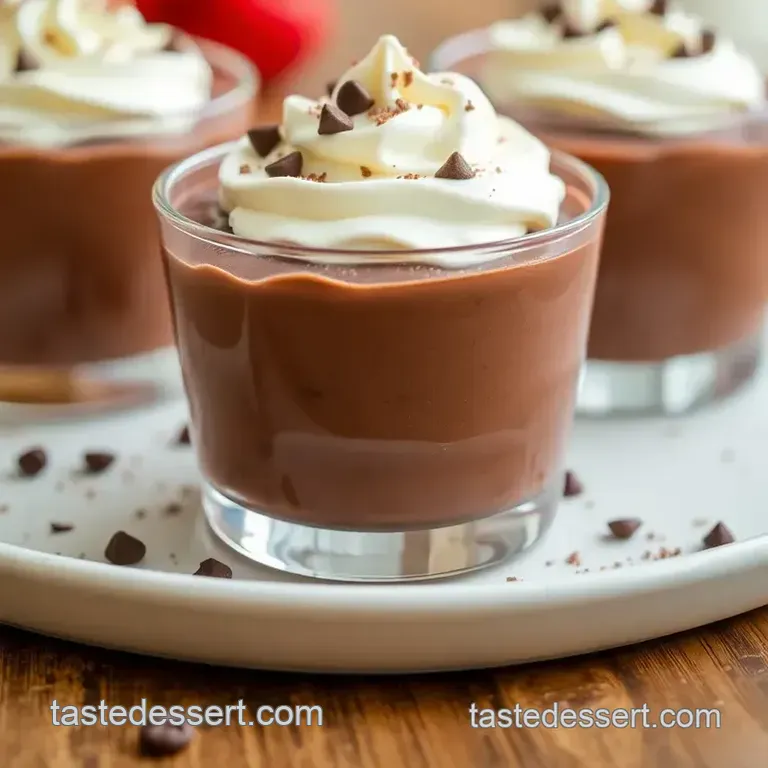 Whip Semi-Sweet Chocolate Mousse Magic presentation