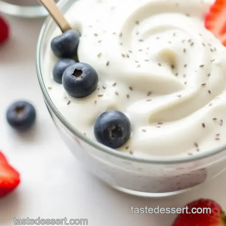 Whip Up Creamy Coconut Chia Delight presentation