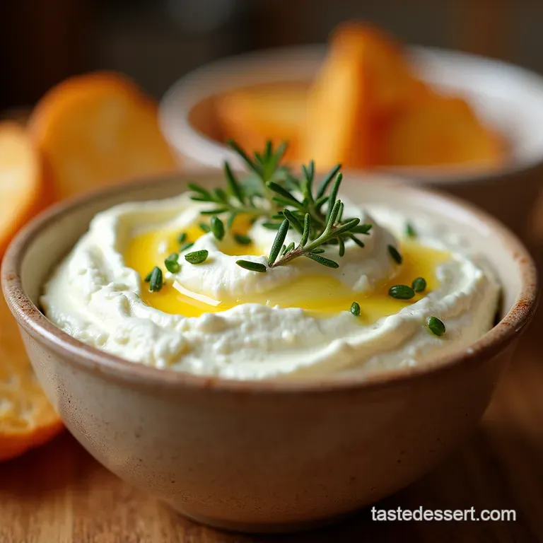 Cloud Nine Feta Whip Velvety Whipped Feta with Honey Thyme presentation