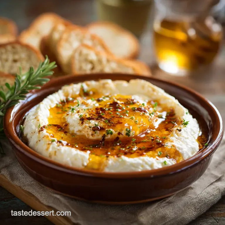 Ricotta Dip with Hot Honey The Proper Job Whipped Fiery Drizzle Recipe
