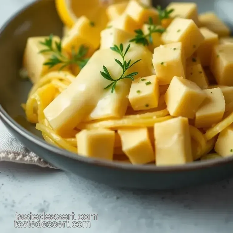 Whisked Lemon Beurre Blanc Sauce Delight presentation