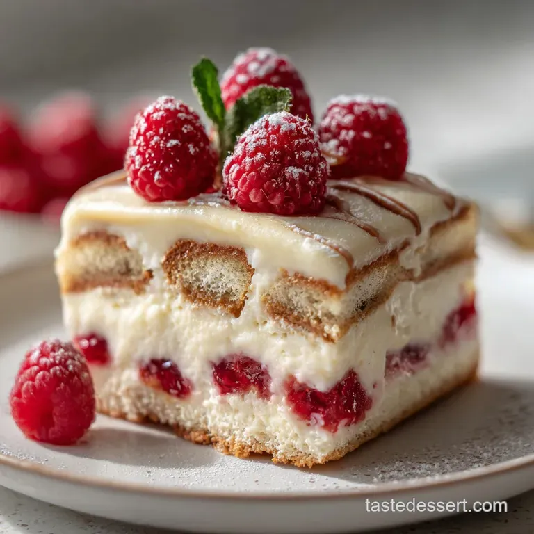 White Chocolate Raspberry Tiramisu: A Decadent Layered Delight
