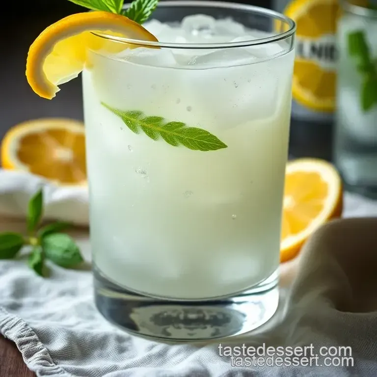 White Linen Cocktail: a Refreshing Sip of Elegance presentation