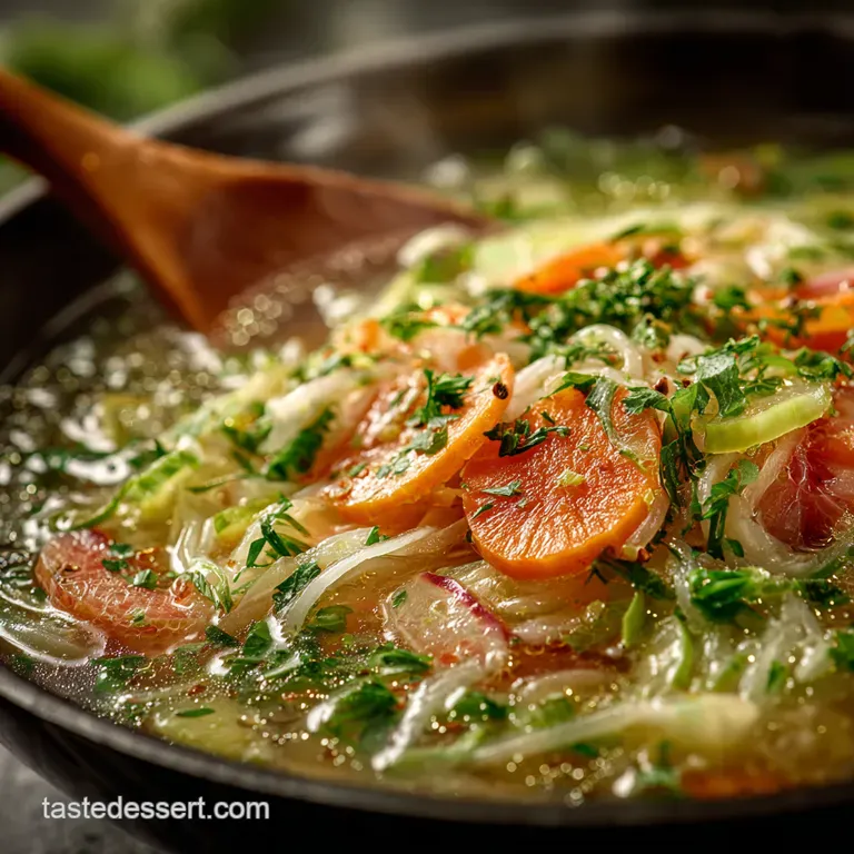 Wontonderful Chinese Vegetable Soup presentation