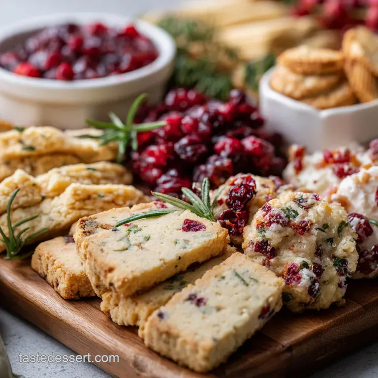 Christmas Dessert Board: the Yuletide Graze presentation