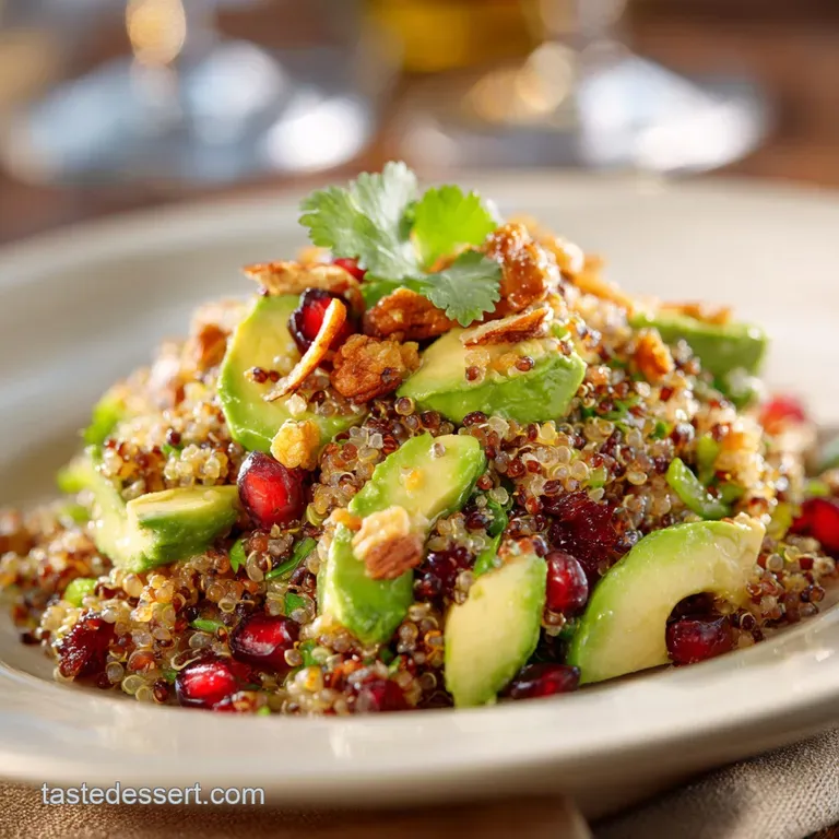 The Bright Beautiful Avocado Quinoa Salad a Sunshine Bowl presentation