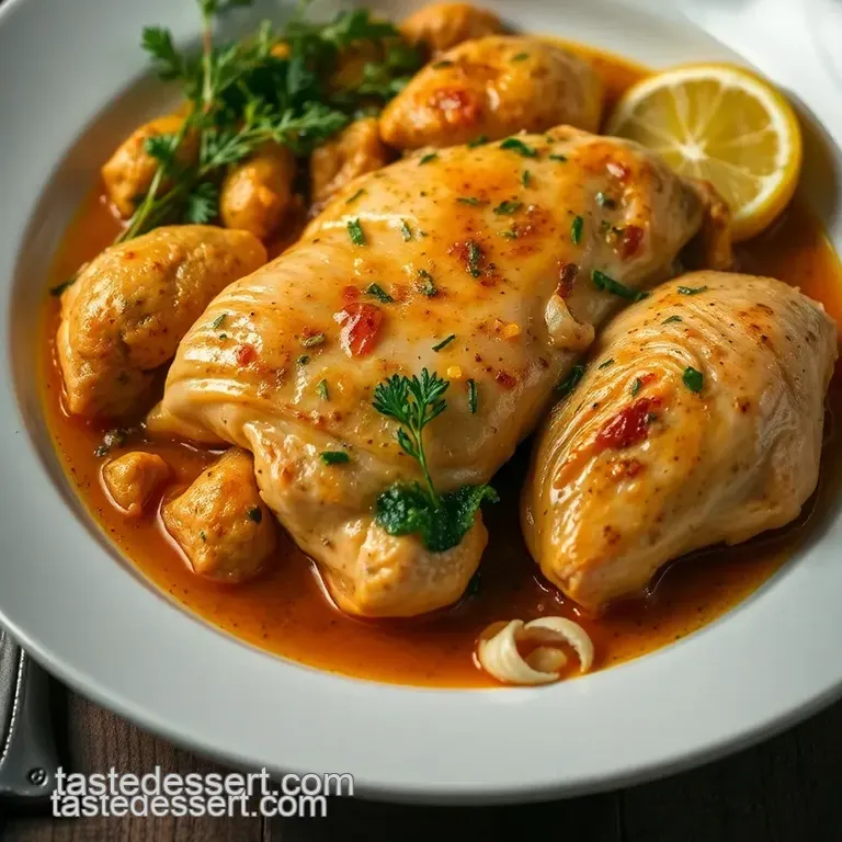 Zesty Citrus Herb Roasted Chicken Thighs presentation