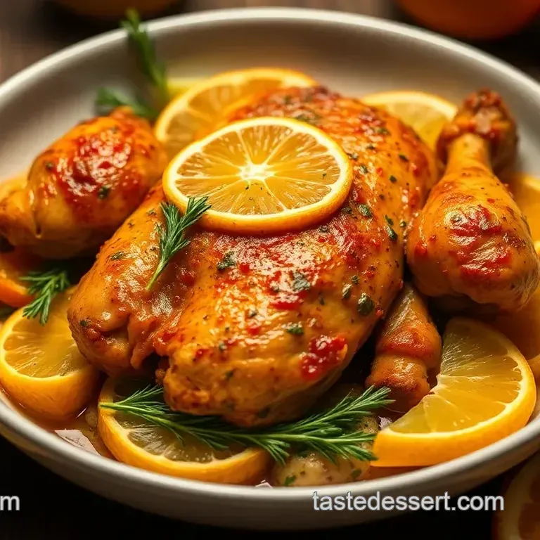 Zesty Citrus Herb Roasted Chicken Thighs