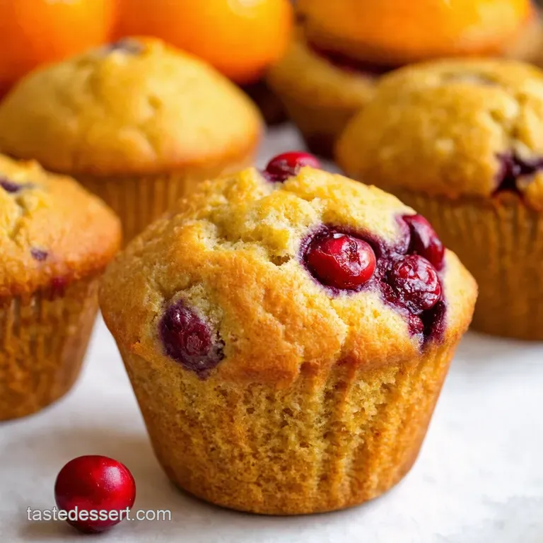 Zesty Cranberry Orange Muffins Sunshine in Every Bite presentation