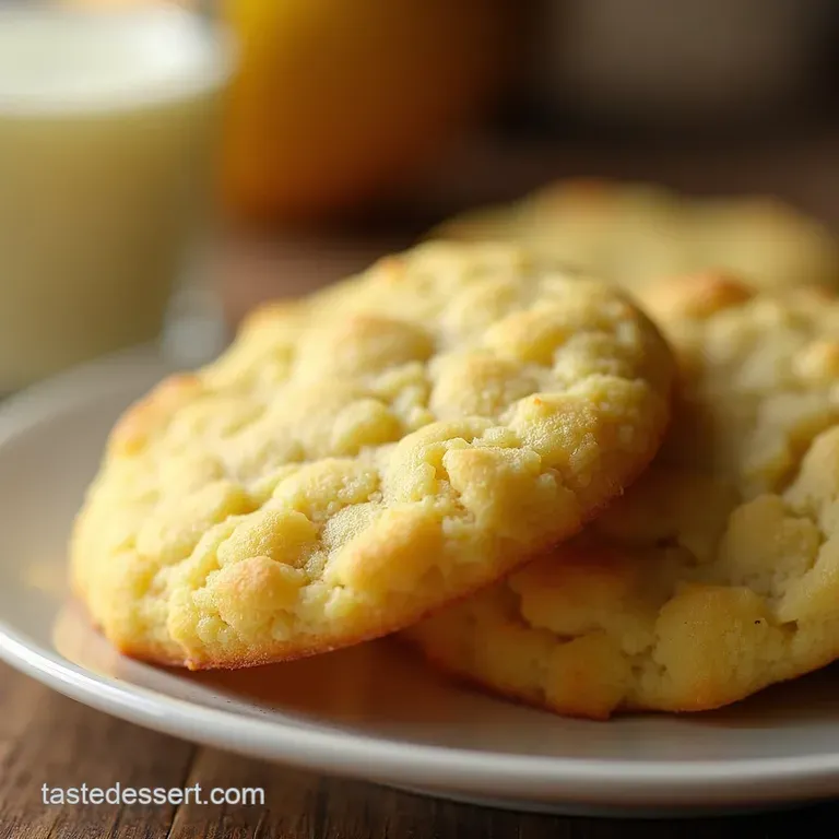 Zesty Lemon Poppy Seed Sunshine Cookies presentation