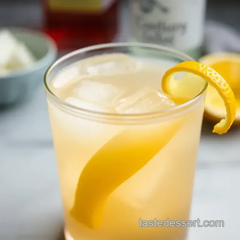 Zesty Lemon Twist Martini: a Citrus-Infused Classic presentation