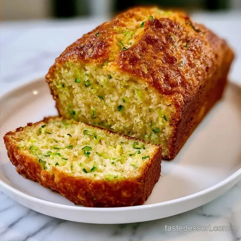 Zesty Lemon Zucchini Bread with Sour Cream