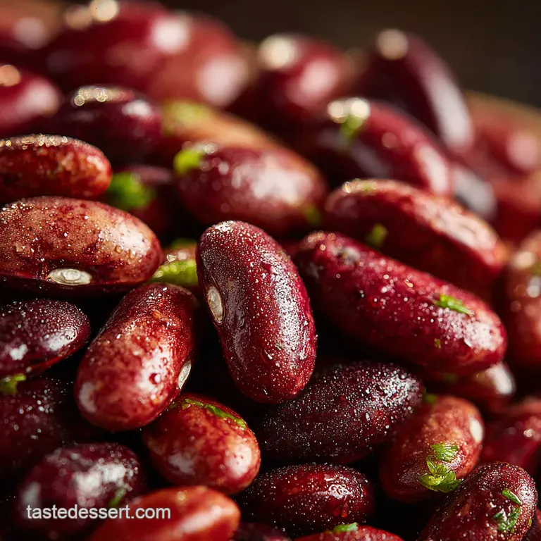 Zesty Nomayo Kidney Bean Salad with Vinaigrette presentation