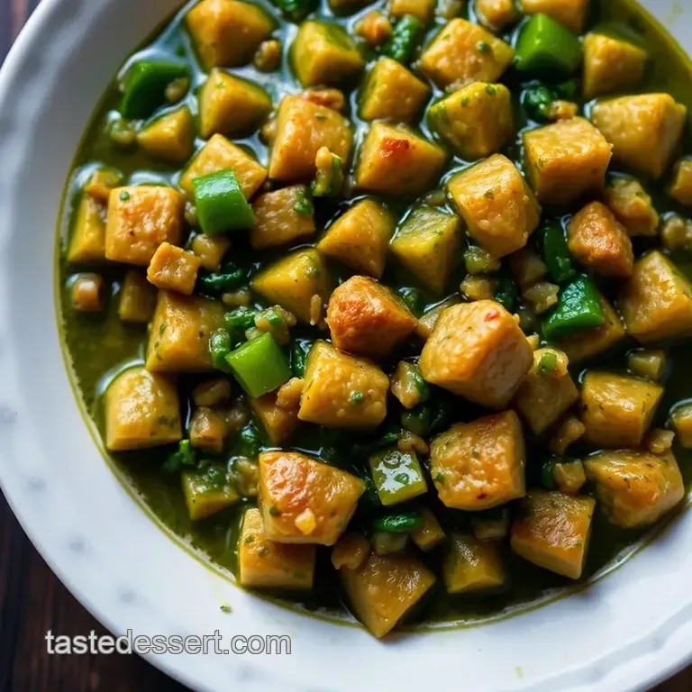 Zesty Pork Chili Verde: A Delightful Twist on a Mexican Classic presentation