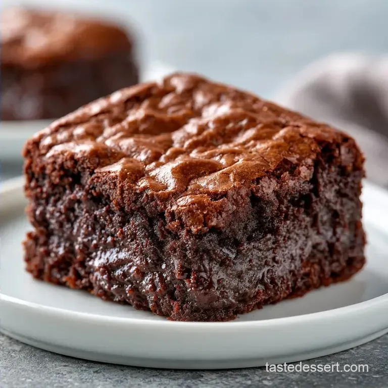 Fudgy Zucchini Chocolate Brownies