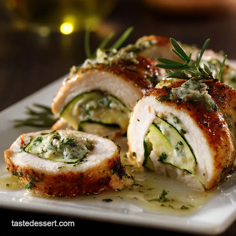 Chicken Rollatini Stuffed with Zucchini and Mozzar: The One-Hour Wonder